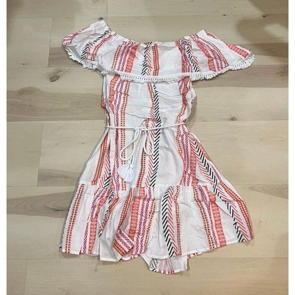 Anthropologie Mazik NEW Women Small Summer Mini Dress Boho Vacation Coastal - Picture 8 of 10